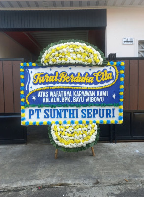 Papan Bunga Duka di Baiturrahman