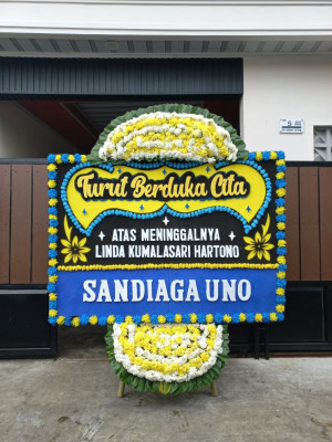 Papan Bunga Duka di Baiturrahman